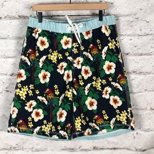 NWOT Tommy Hilfiger Floral Swim Trunks Sz L